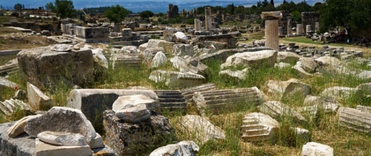 Ruins of ancient Hierapolis, in present-day Turkey. Crédits: Alexei Danichev/ Ria Novosti